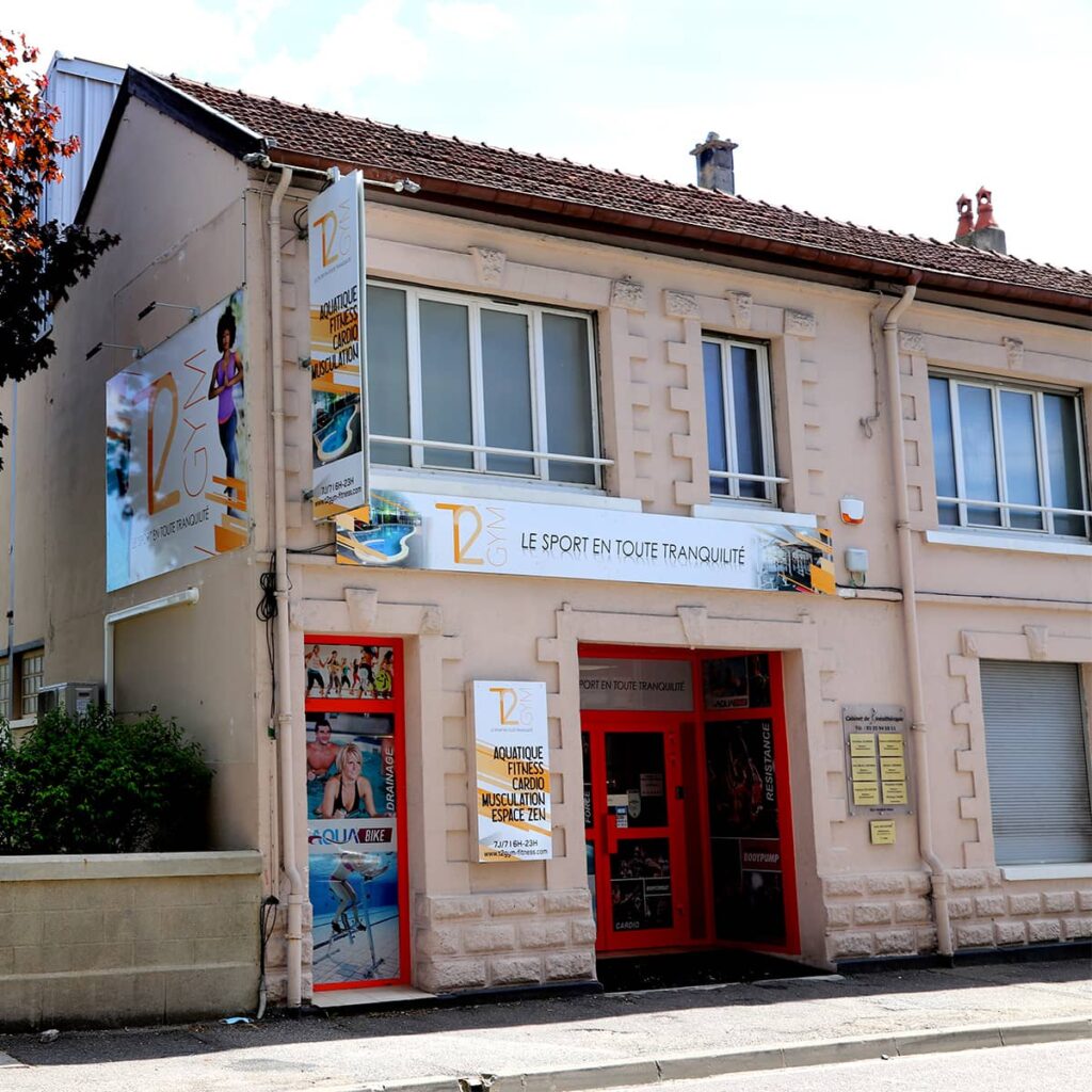 Devanture du club T2 Gym